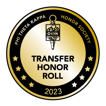 transfer honor roll gold seal for 2023 that says 